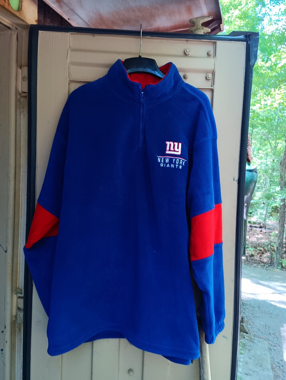 New York Giants 1/4 Fleece Pullover XL